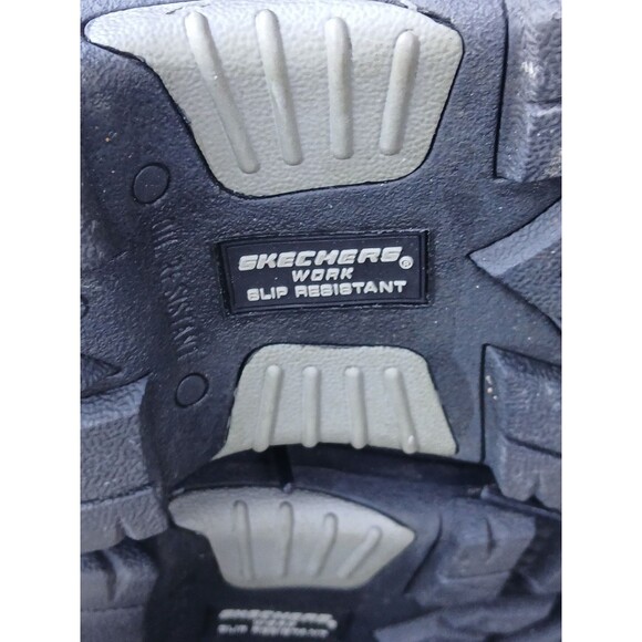 Skechers Work Steel Toe Puncture Resistant Black Leather Boots Mens Size 12 main image 8